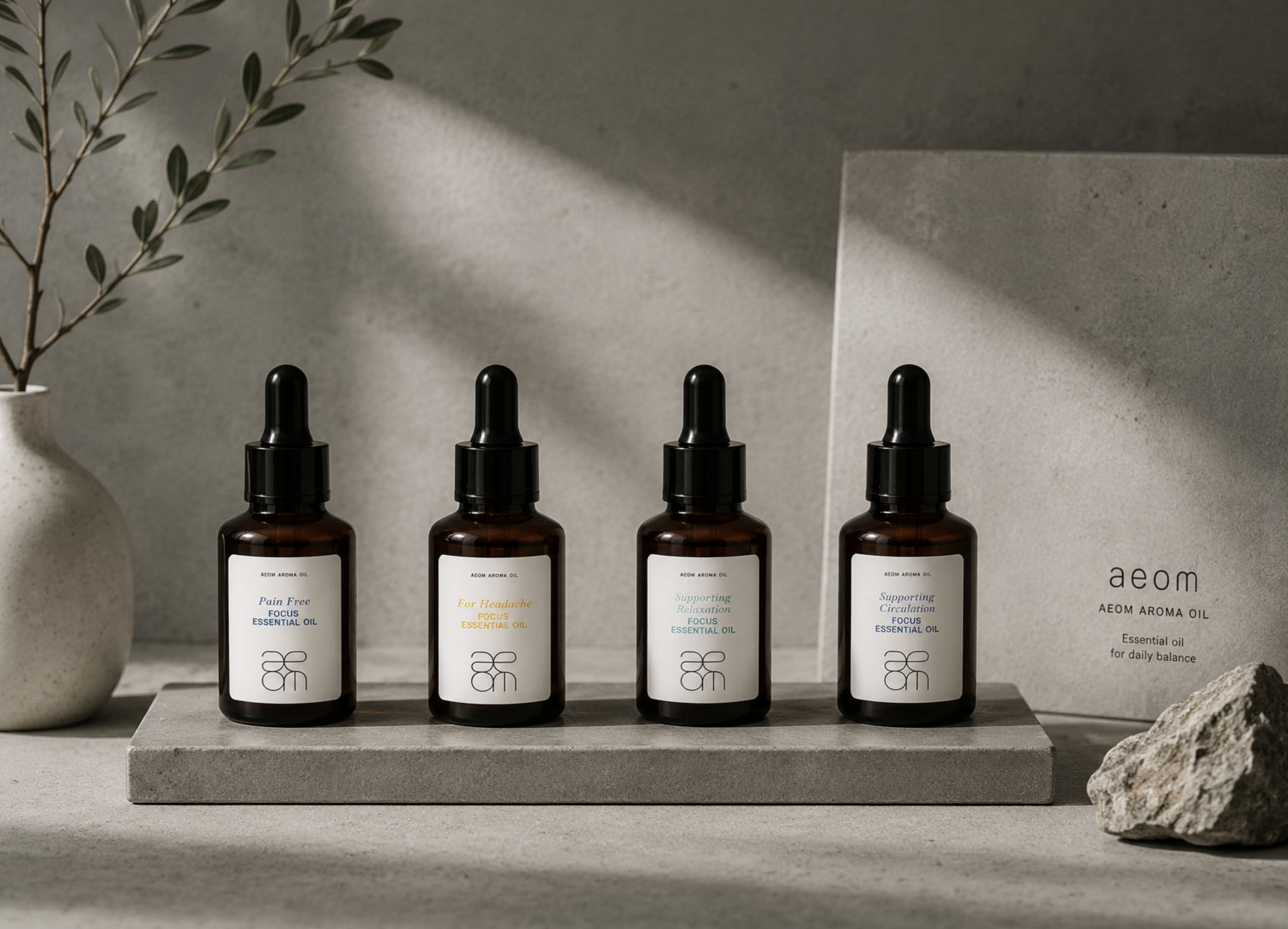 AEOM Aroma Oil 4종 제품 이미지
